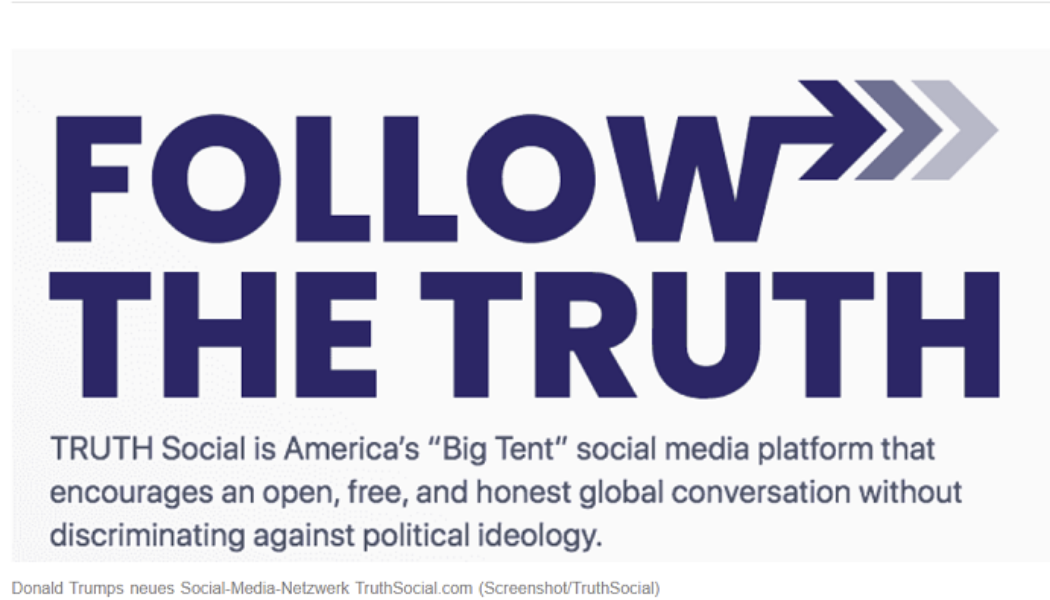 Trump kündigt neues Social-Media-Netzwerk „TruthSocial“ an – hier sind die Details