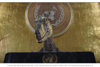 Reptiloide An Der Spitze Der UN: ‚Reptilien‘ Hält Menschen Vorträge Über Die Schattenseiten Des Aussterbens