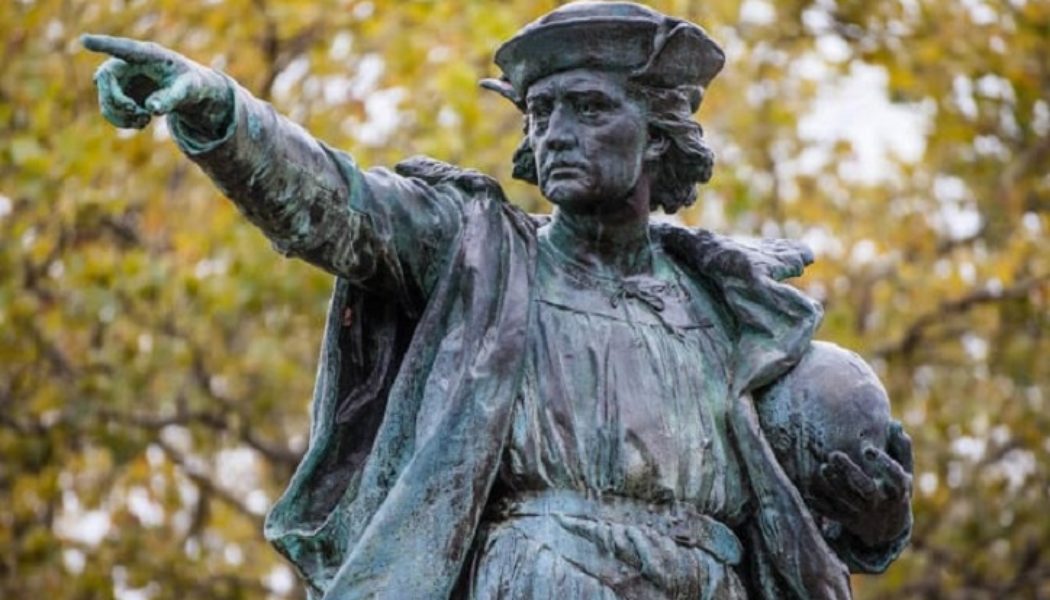Völkermord Feiern: Christoph Kolumbus Eroberung Amerikas