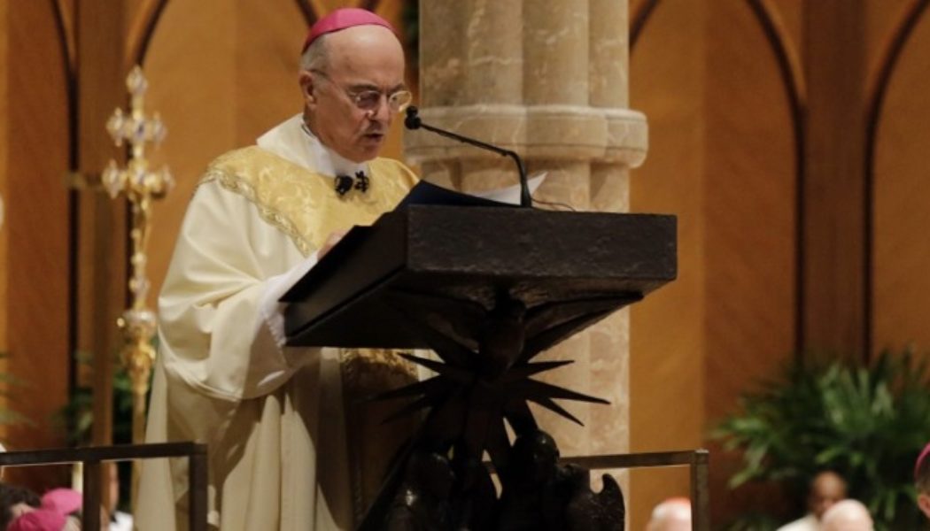 Erzbischof Viganò Kritisiert Papst Wegen Stoßens Von Jabs Mit Material Von Abgetriebenen Föten