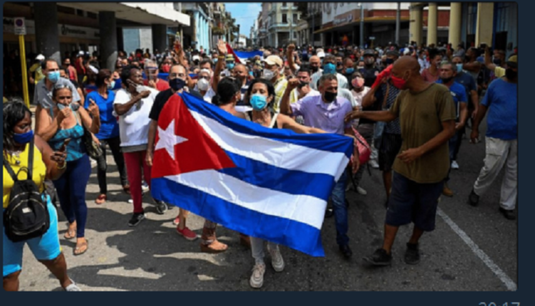 Kubanische Proteste werden zu einem gewaltsamen Kampf für die Freiheit