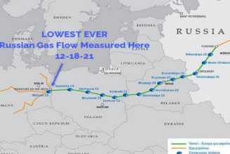 Russland REDUZIERT Erdgasfluss nach Europa wegen NATO/Ukraine
