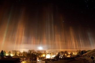 Das faszinierende Phänomen der „Lichtsäulen“ am Himmel