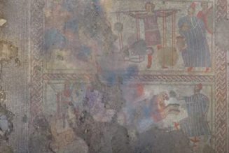Neugierde führt einen Briten dazu, ein 800 Quadratmeter großes römisches Mosaik auf der Farm seines Vaters zu entdecken