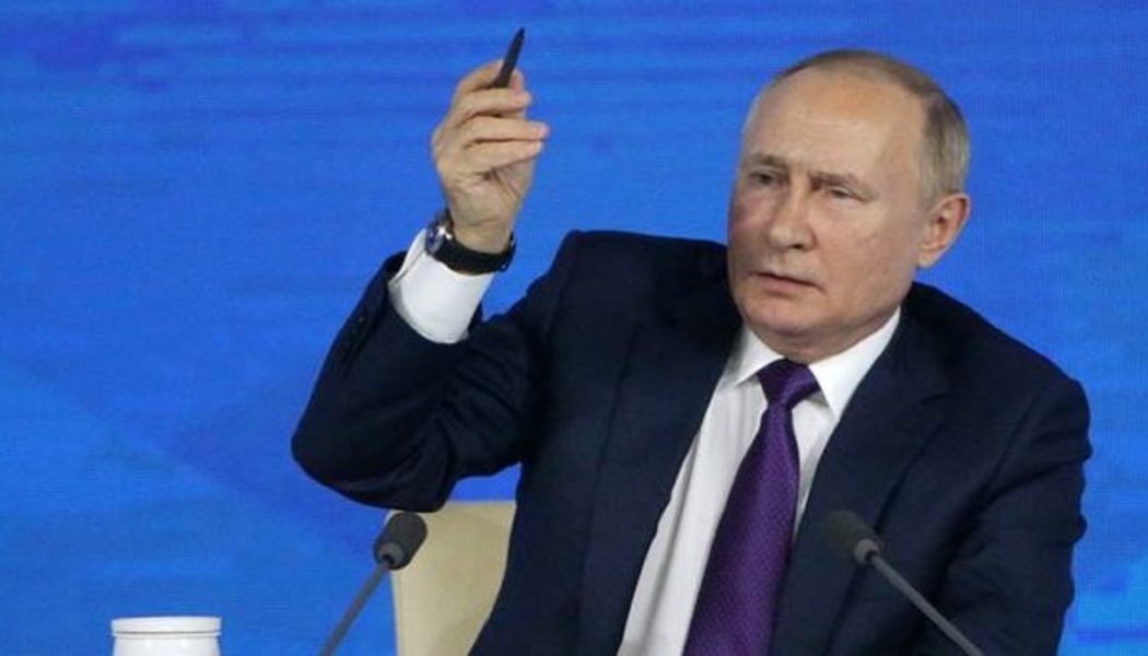 Schachmatt, Putin: Die Gaszufuhr nach Europa vor dem Krieg in der Ukraine würde Russland 170 Millionen Pfund pro Tag kosten