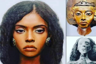 Gesichtsrekonstruktion von Königin Tiye, Mutter von Echnaton und Großmutter von König Tut