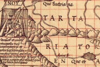 Noah in Tartaria auf der Karte von 1507