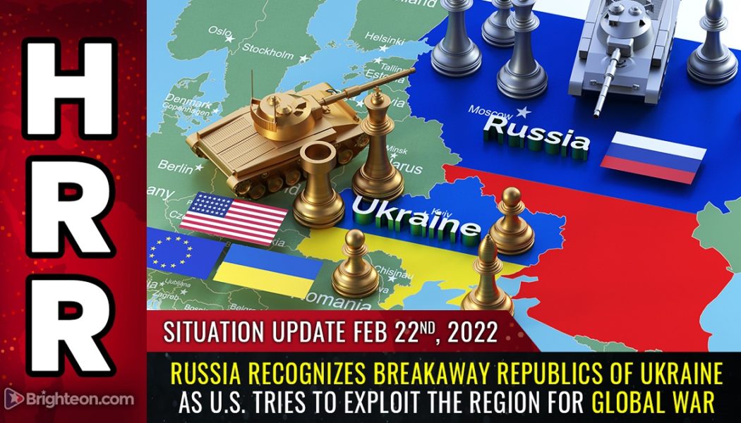 Russland erkennt abtrünnige Republiken der Ukraine an, während die USA versuchen, die Region für einen globalen Krieg auszubeuten