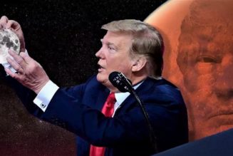„Der Mond ist ein Teil des Mars“ist die umstrittene Botschaft von Donald Trump