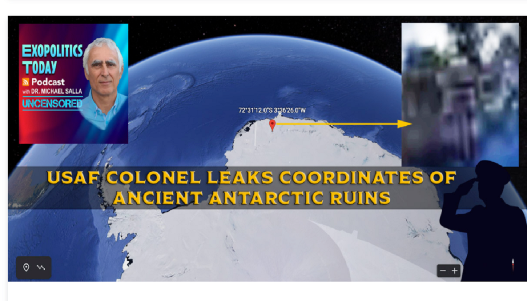 Oberst der US-Luftwaffe gibt Koordinaten alter antarktischer Ruinen preis