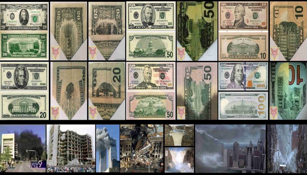 Versteckte Bilder zum US-Währungsspiel Prophezeiung dessen, was die USA treffen wird
