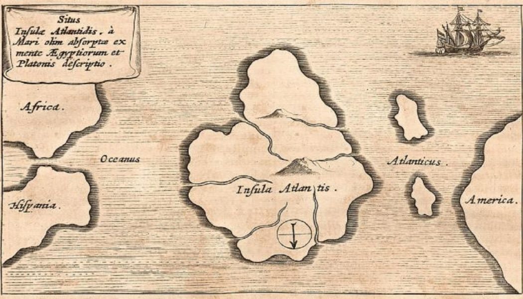 Alte Karte zeigt, dass die verlorene Stadt Atlantis das Auge der Sahara ist – veröffentlicht im März 2022