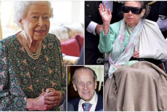 Palast in „militärischer Operation“, um zu verhindern, dass die Königin während des Erntedankgottesdienstes von Prinz Philip gebrechlich aussieht: Quellen deuten darauf hin, dass die jüngsten Nichterscheinen Ihrer Majestät darauf zurückzuführen sind, dass sie von Bildern ihrer Schwester Prinzessin Margaret im Rollstuhl „verfolgt“ wird