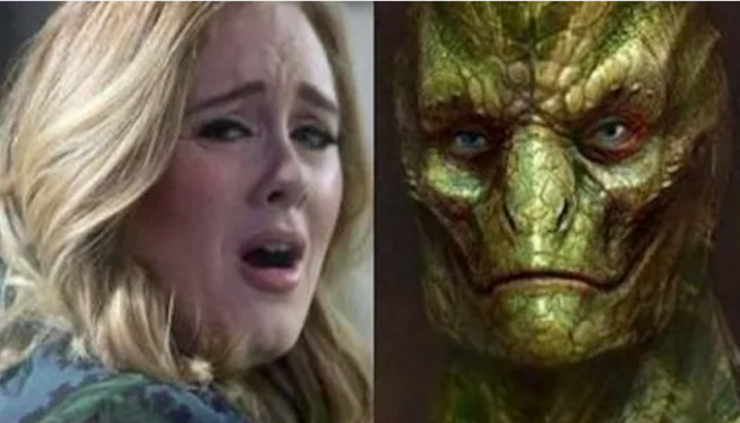Adele „verwandelte sich in ein 8-Fuß-Reptil?