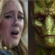 Adele „verwandelte sich in ein 8-Fuß-Reptil?