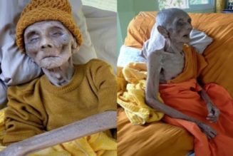 Es Entstehen Aufnahmen Eines 163-Jährigen Mönchs, Der Die Selbstmumifizierung Praktiziert