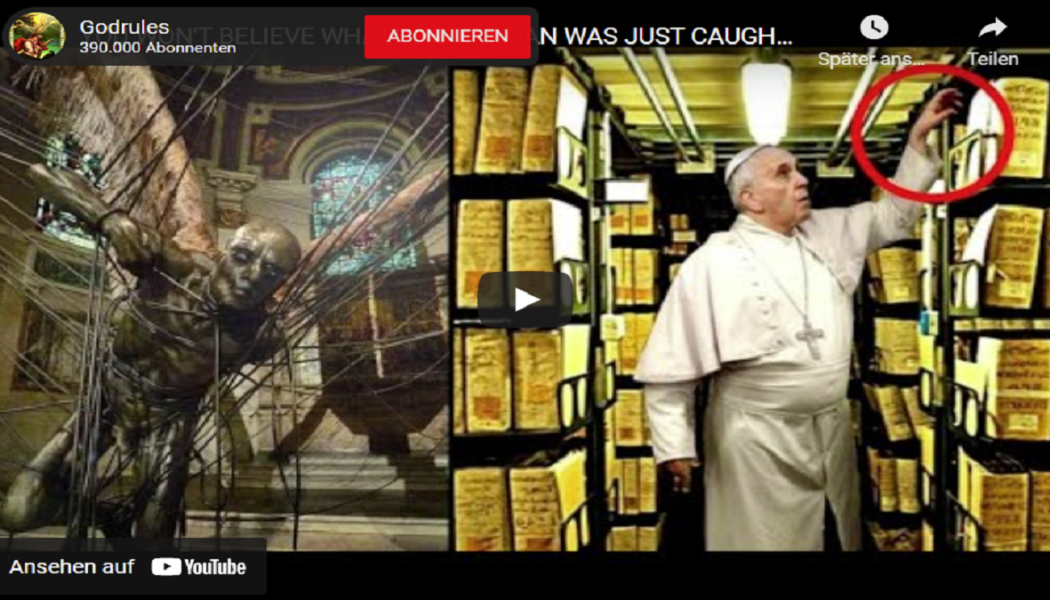 Der Vatikan wurde dabei erwischt, etwas zu verbergen! Sie werden es nicht glauben! Etwas sehr Gruseliges!