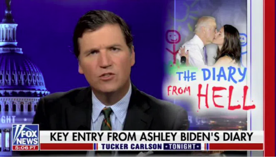 Tucker Carlson zerreißt Biden wegen Tagebuchaufnahme von Tochter Ashley: „Wenn das kein Kindesmissbrauch ist, ist es definitiv nah“