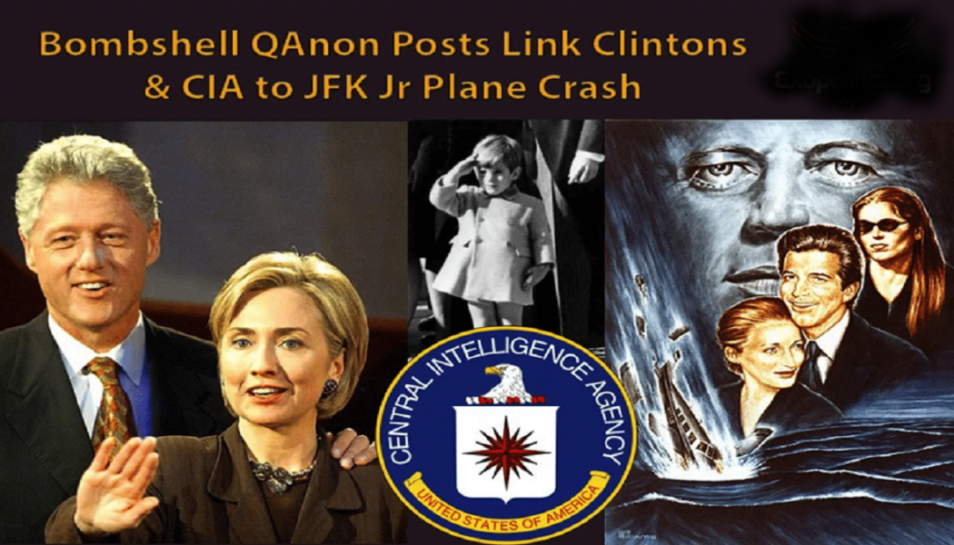 Bombshell QAnon Posts verknüpfen Clintons & CIA mit dem Flugzeugabsturz von JFK Jr