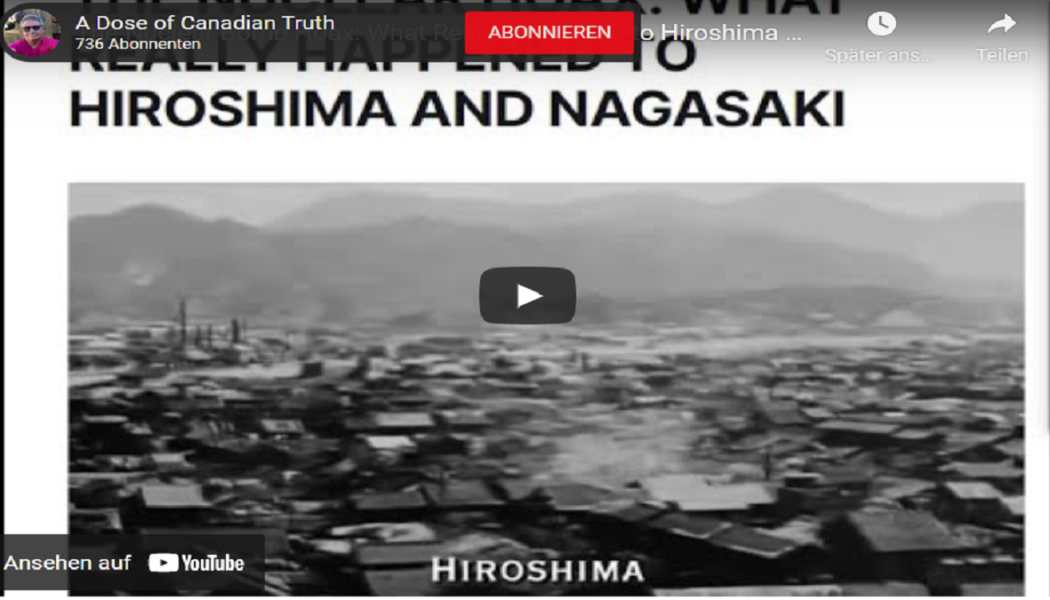 Der Nuklearbomben-Hoax: Was geschah wirklich mit Hiroshima und Nagasaki während des Zweiten Weltkriegs?