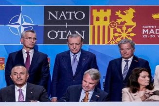 Ein Angebot, das Erdogan nicht ablehnen konnte? Er sieht sehr erschrocken bei der Zusage für NATO-Beitritt Schwedens und Finnlands aus