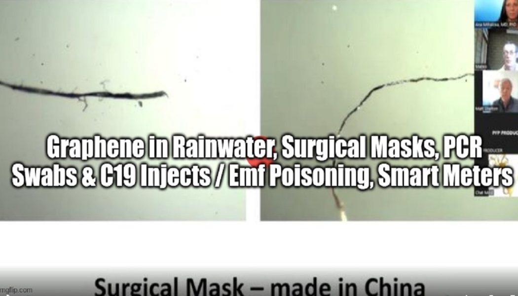 Graphen in Regenwasser, OP-Masken, PCR-Tupfer & C19-Injektionen / EMF-Vergiftung, Smart Meter (Video)