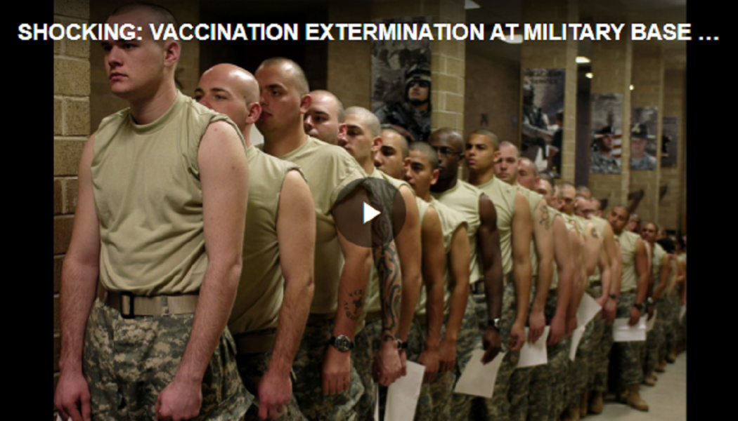 Obligatorische Impfstoffe: Durchgesickertes Video der US-Armee