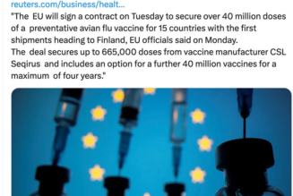H5N8-Vogelgrippe-Impfstoff in die EU geliefert