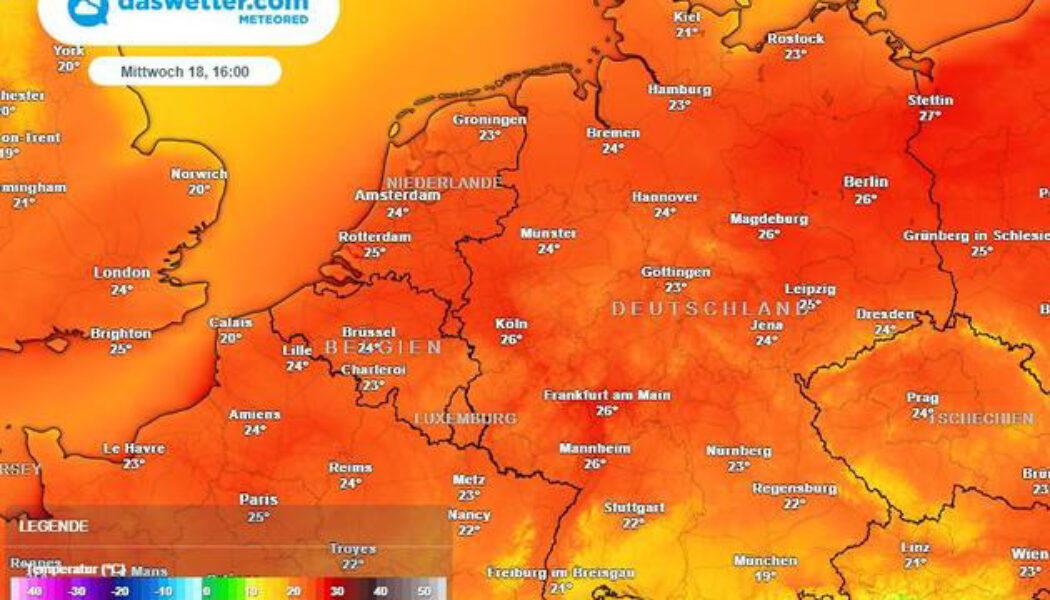 Fast 30 Grad – radikaler Wetterumschwung rauscht nach Deutschland