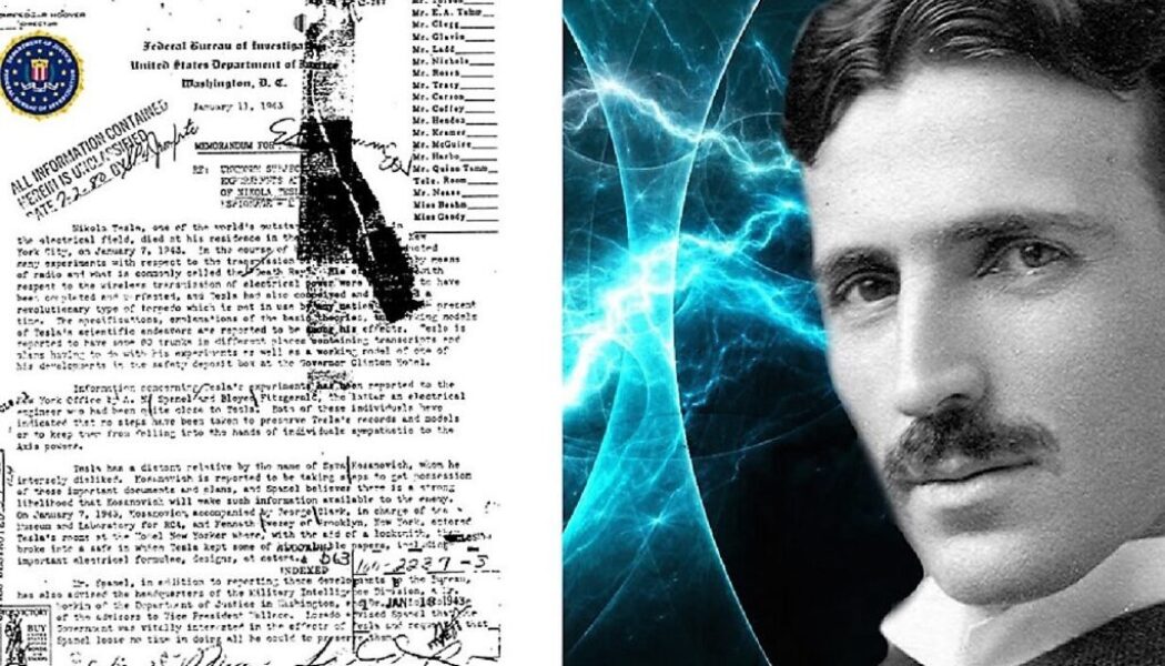 300 Geheimdokumente nach dem Tod von Nikola Tesla beschlagnahmt