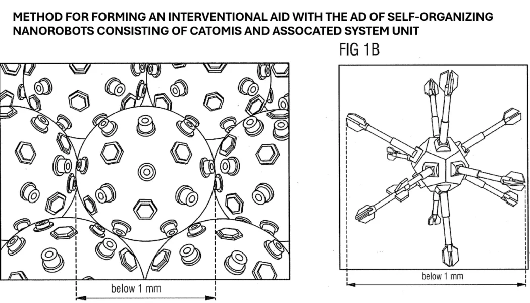 Woher wissen Nanoroboter, was zu tun ist? Siemens-Patent aus dem Jahr 2011 verwendet selbstorganisierende Nanoroboter zur Herstellung von Stents und Kathetern für interventionelle Herzoperationen und erklärt das Programm von Claytronics